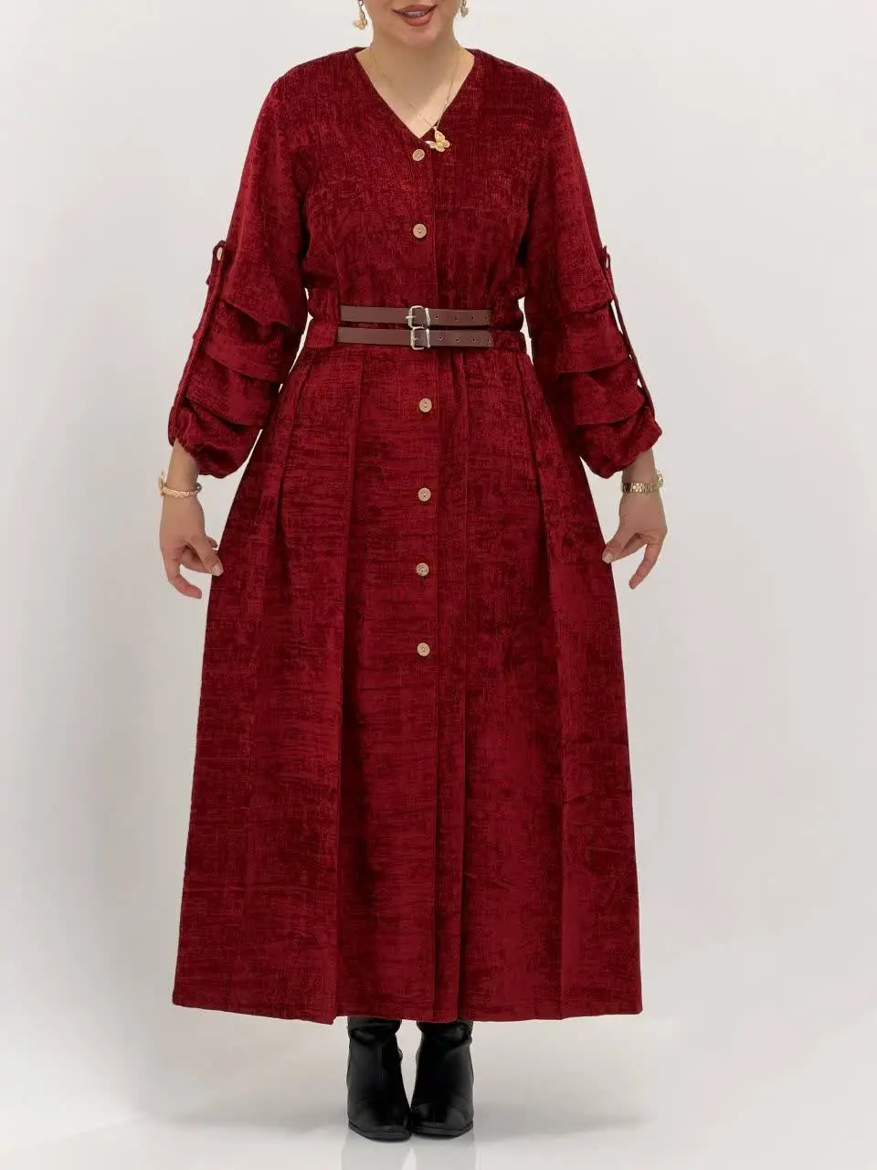 3760-پیراهن مخمل پریناز